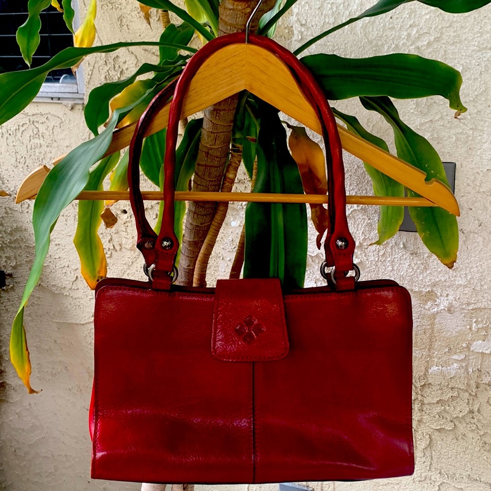 PATRICIA NASH SHOULDER RED BAG